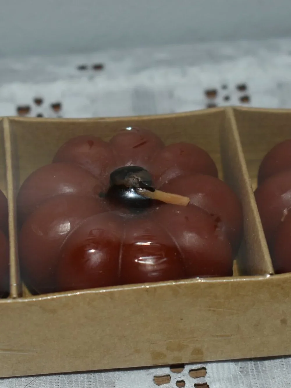 Mini Pumpkin Candles Lot - Cottage Fall Decor